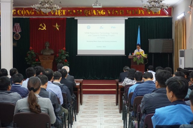 Lễ tổng kết hội thảo chống thất thoát thất thu và nâng cao năng lực giai đoạn II của Jica tại Công ty Nước sạch Hà Nội